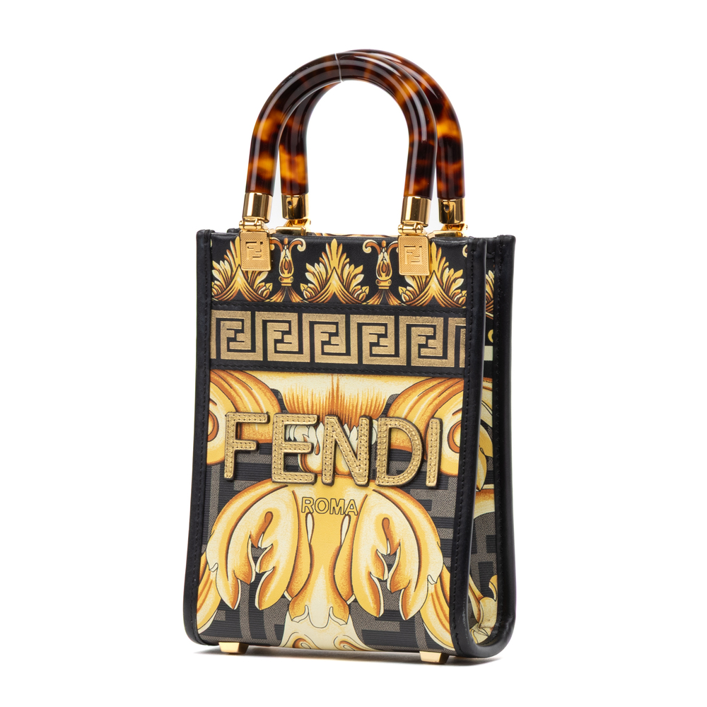 Fendi Versace Fendace Convertible Sunshine Tote Mini - Picture 2 of 9